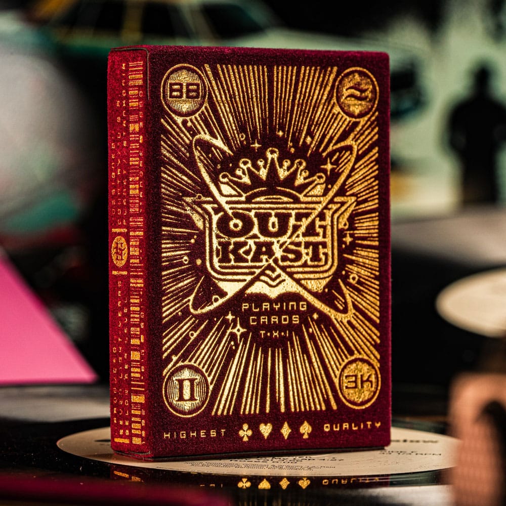 Outcast Playing Cards Red Velvet - MangaShop.ro