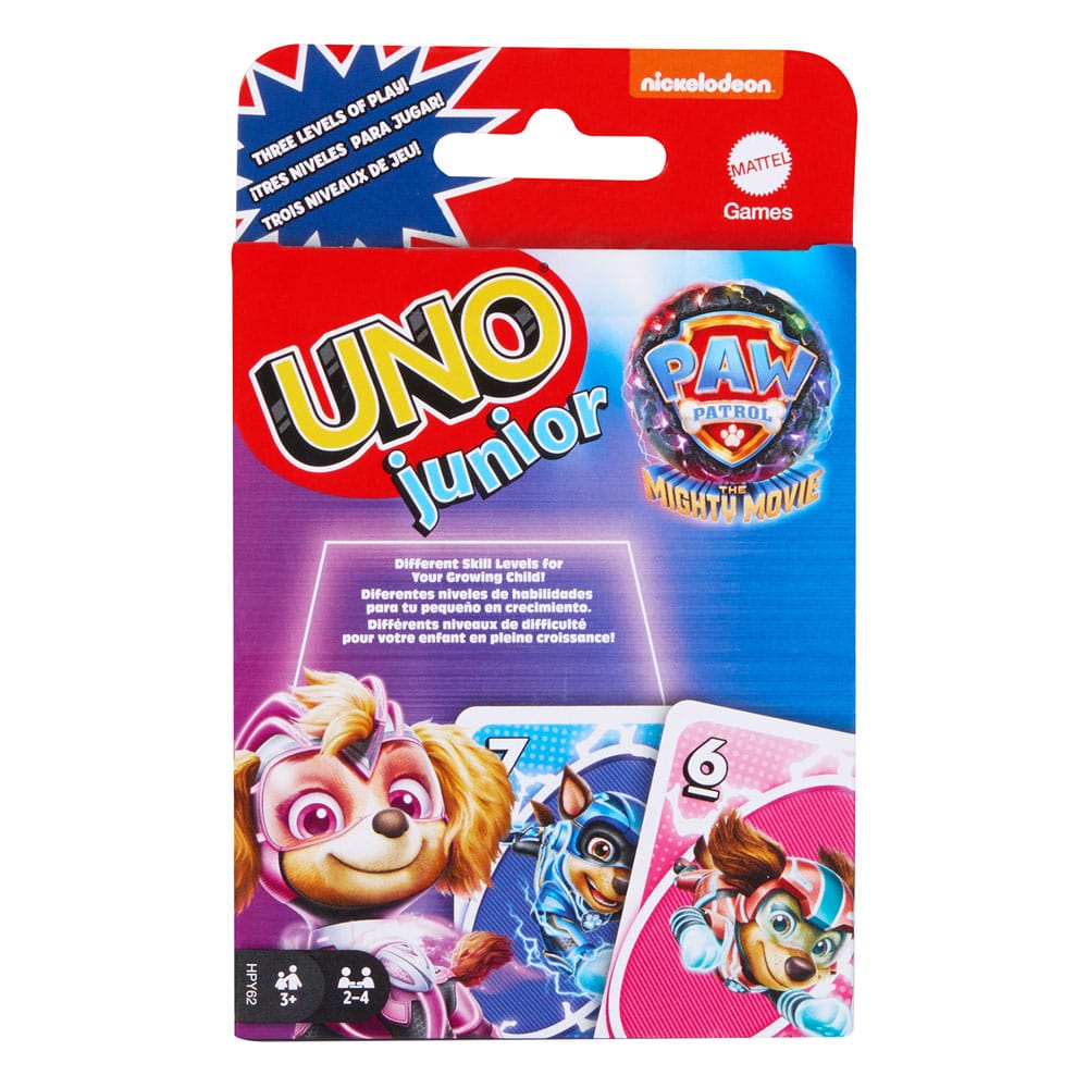 PAW Patrol: The Mighty Movie Card Game UNO Junior - MangaShop.ro