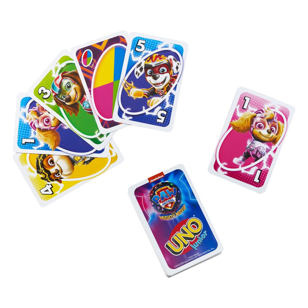 PAW Patrol: The Mighty Movie Card Game UNO Junior - MangaShop.ro