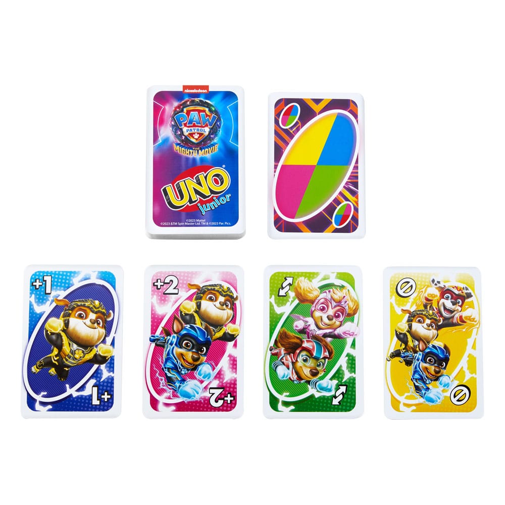 PAW Patrol: The Mighty Movie Card Game UNO Junior - MangaShop.ro