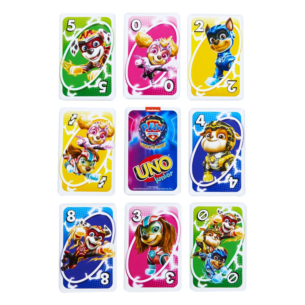 PAW Patrol: The Mighty Movie Card Game UNO Junior - MangaShop.ro