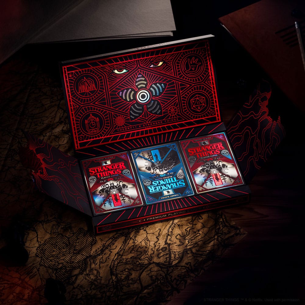 Stranger Things Playing Cards Box Set (3 Decks) - MangaShop.ro