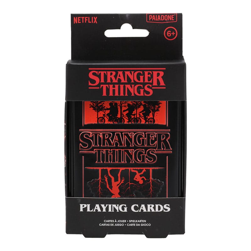 Stranger Thinngs 5 Playing Cards Metal - MangaShop.ro