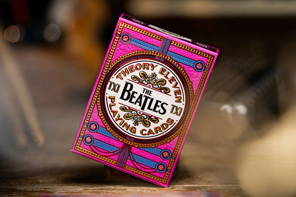 The Beatles Playing Cards Pink Version - MangaShop.ro