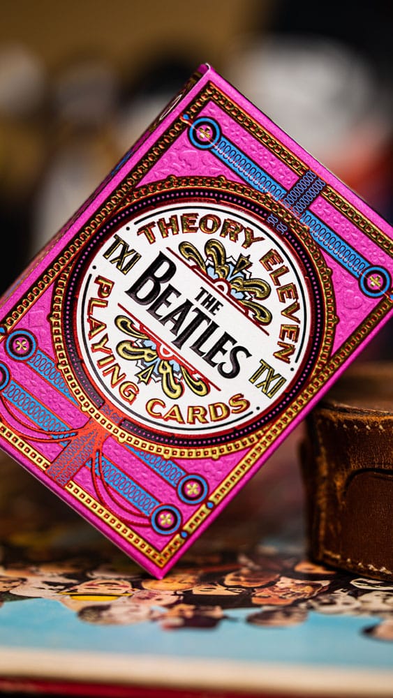 The Beatles Playing Cards Pink Version - MangaShop.ro