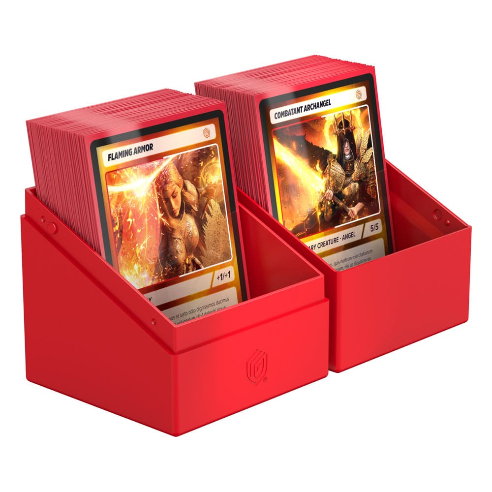 Ultimate Guard Boulder 100+  Solid - Red - MangaShop.ro