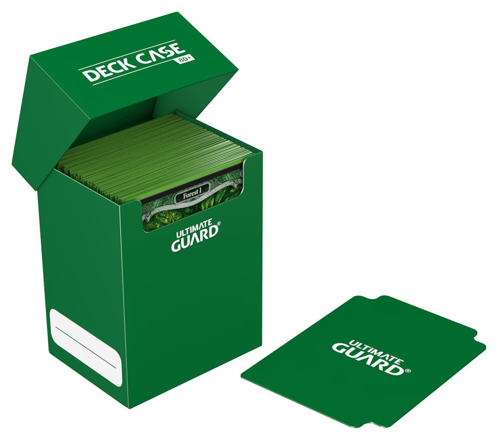 Ultimate Guard Deck Case 80+ Standard Size Green - MangaShop.ro