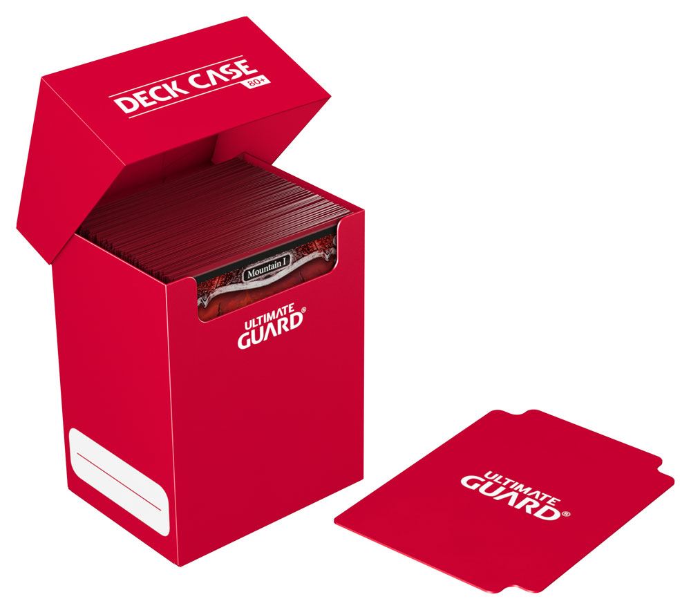 Ultimate Guard Deck Case 80+ Standard Size Red - MangaShop.ro