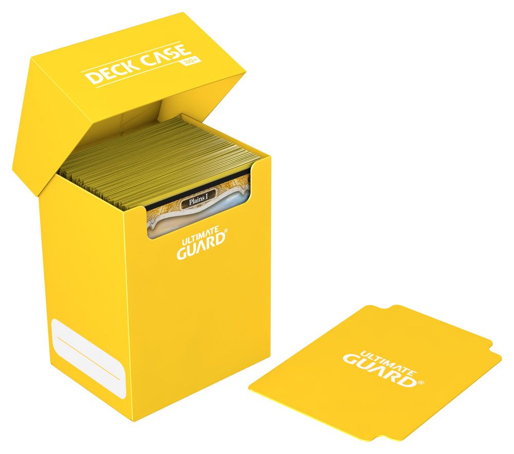 Ultimate Guard Deck Case 80+ Standard Size Yellow - MangaShop.ro