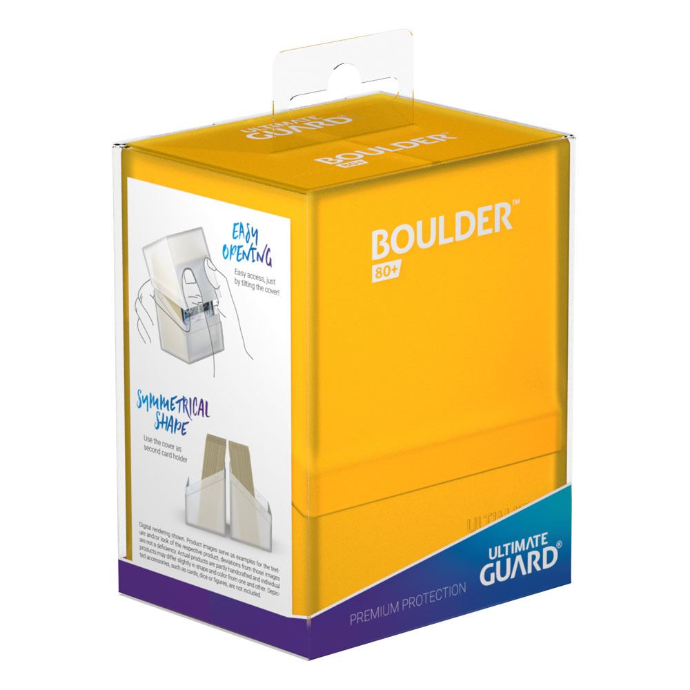 Ultimate Guard Boulder 80+ - Amber - MangaShop.ro