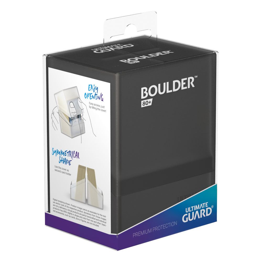 Ultimate Guard Boulder 80+ - Onyx - MangaShop.ro