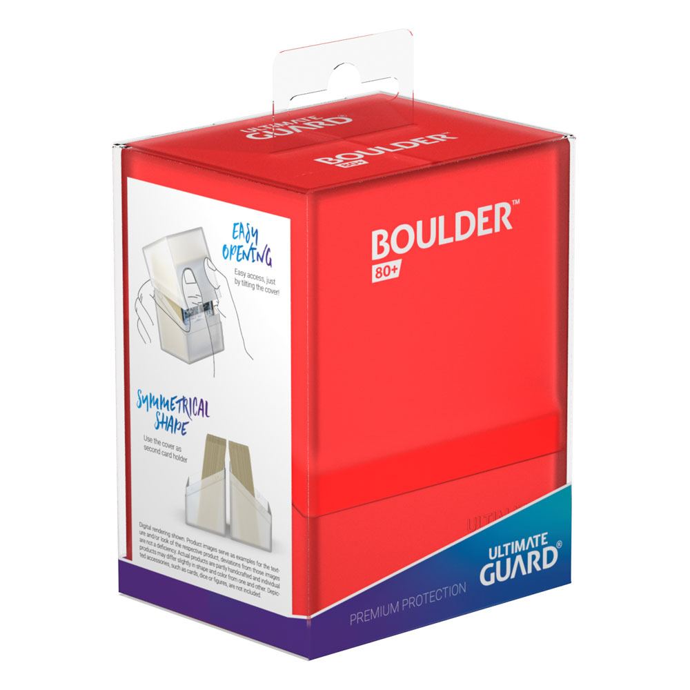 Ultimate Guard Boulder 80+ - Ruby - MangaShop.ro