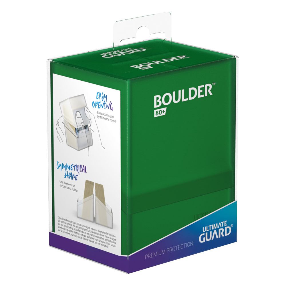 Ultimate Guard Boulder 80+ - Emerald - MangaShop.ro