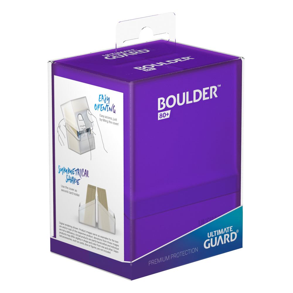 Ultimate Guard Boulder 80+ - Amethyst - MangaShop.ro