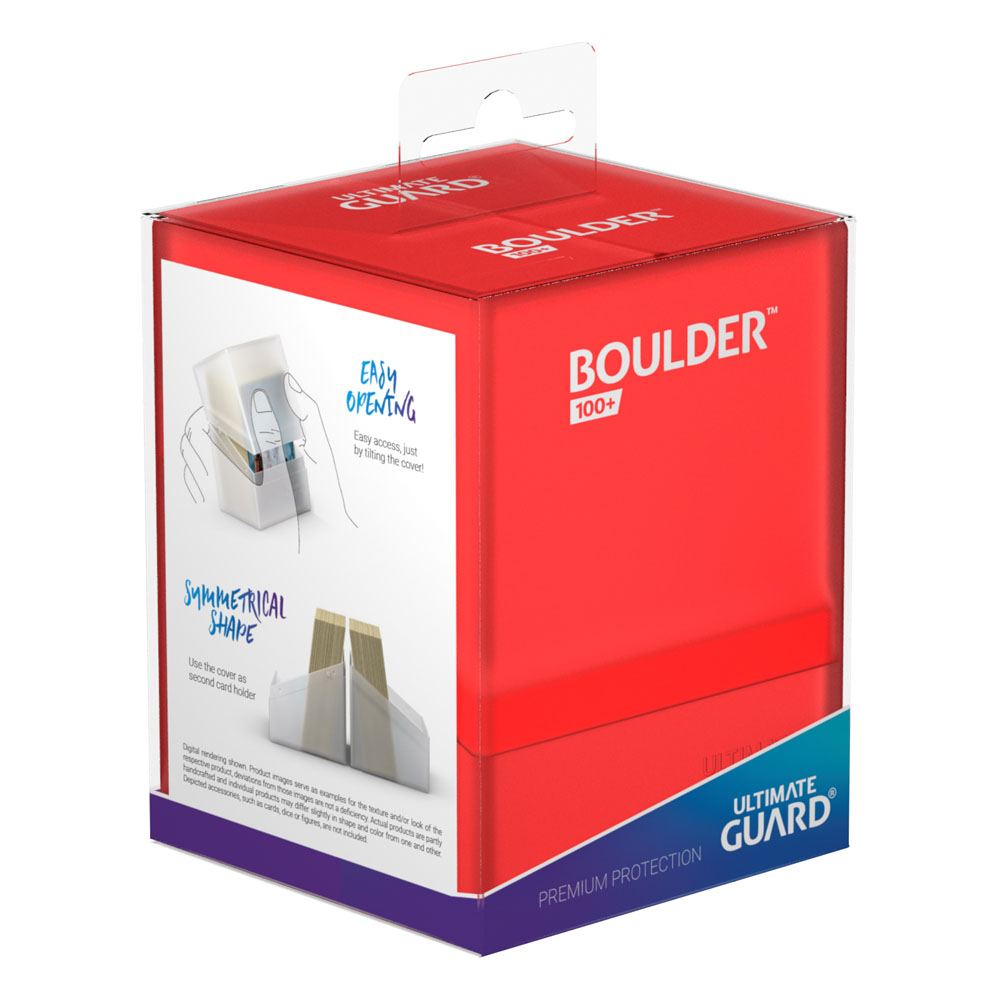 Ultimate Guard Boulder 100+ - Ruby - MangaShop.ro