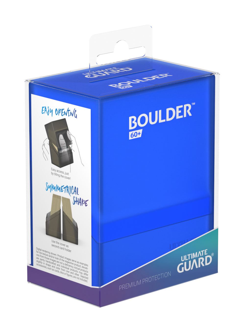 Ultimate Guard Boulder 60+ - Sapphire - MangaShop.ro