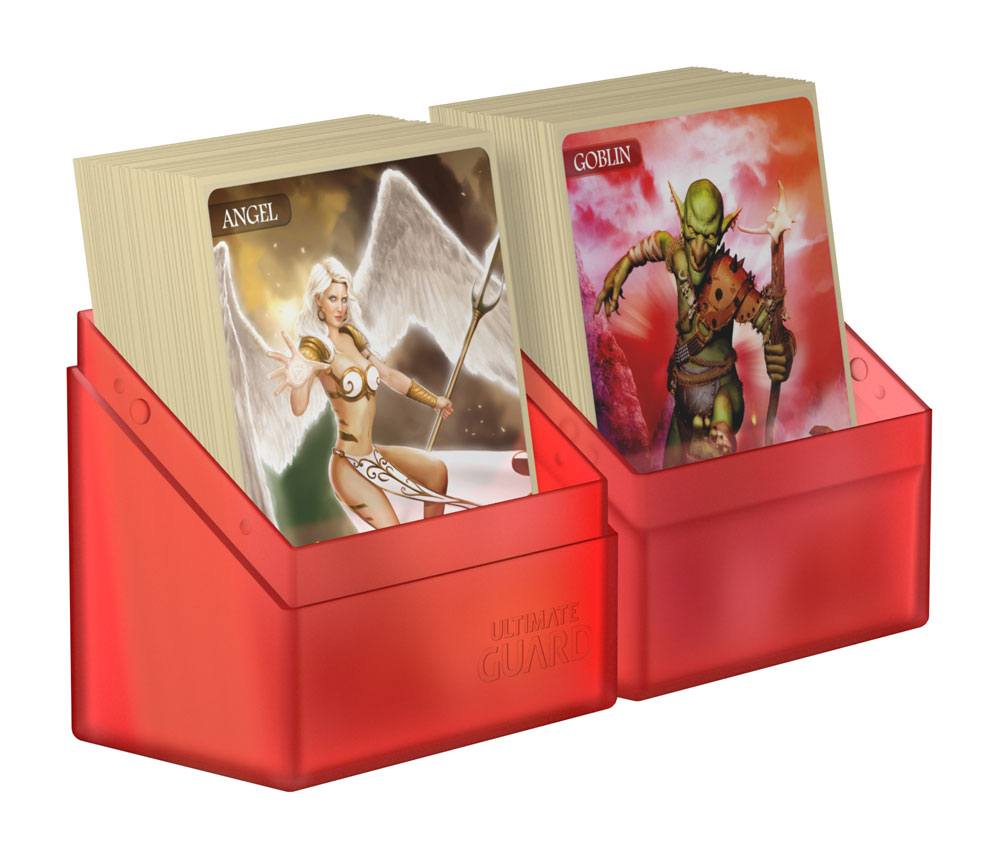 Ultimate Guard Boulder Deck Case 60+ Standard Size Ruby - MangaShop.ro