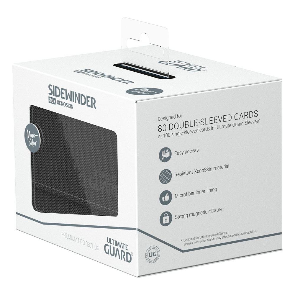 Ultimate Guard Sidewinder 80+ Xenoskin - Black - MangaShop.ro