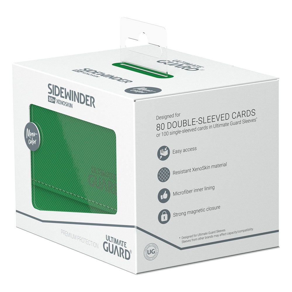 Ultimate Guard Sidewinder 80+ Xenoskin - Green - MangaShop.ro
