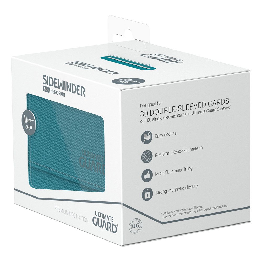 Ultimate Guard Sidewinder 80+ Xenoskin - Petrol - MangaShop.ro