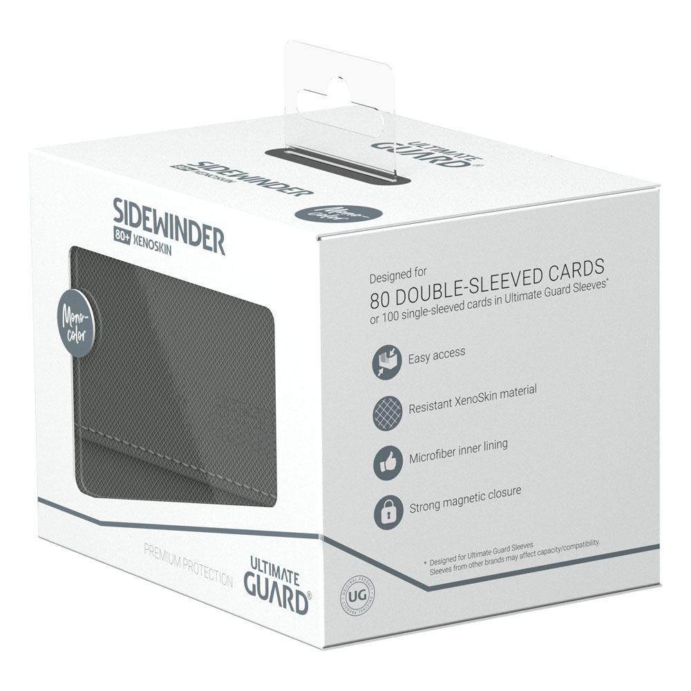 Ultimate Guard Sidewinder 80+ Xenoskin - Grey - MangaShop.ro