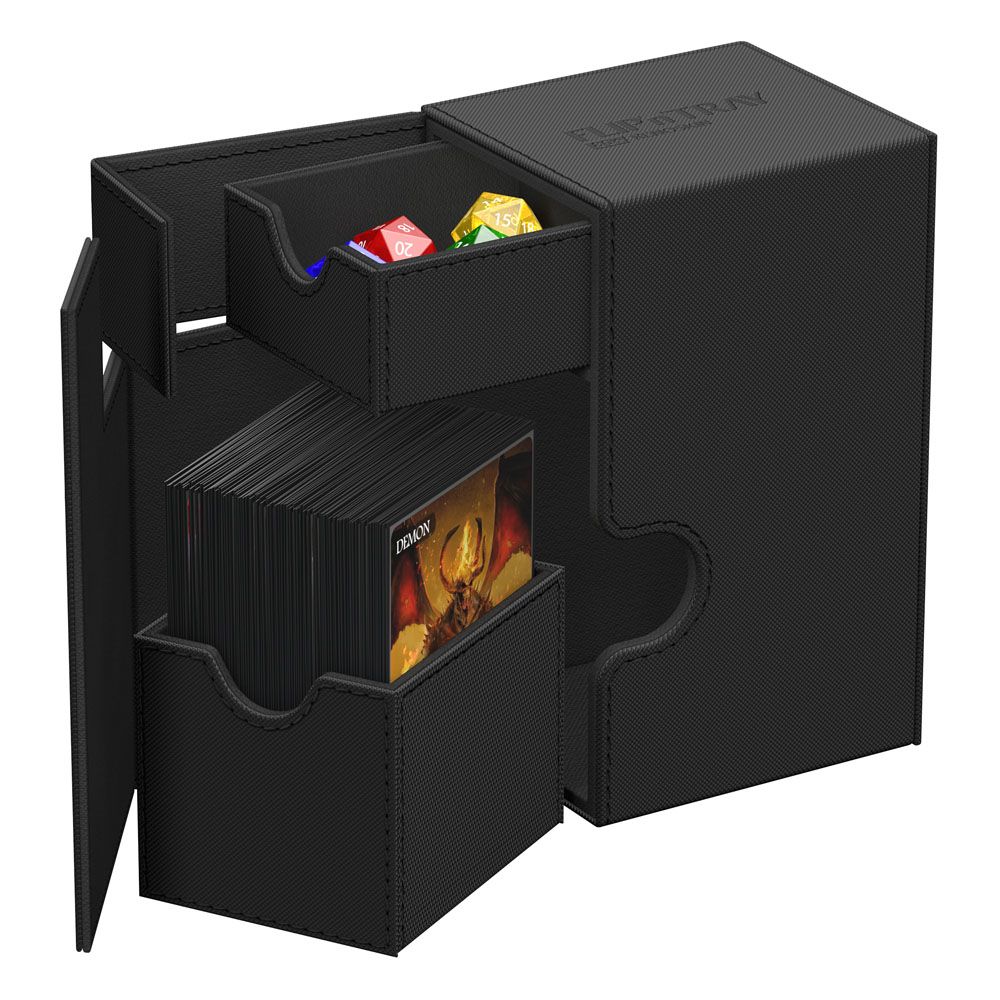 Ultimate Guard Flip'n'Tray 80+  Xenoskin - Black - MangaShop.ro
