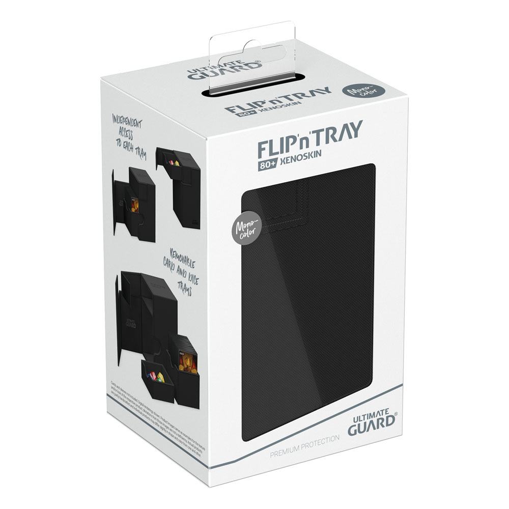 Ultimate Guard Flip'n'Tray 80+  Xenoskin - Black - MangaShop.ro