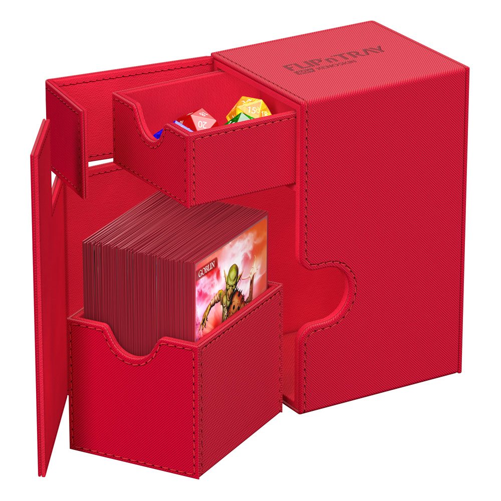 Ultimate Guard Flip'n'Tray 80+  Xenoskin - Red - MangaShop.ro