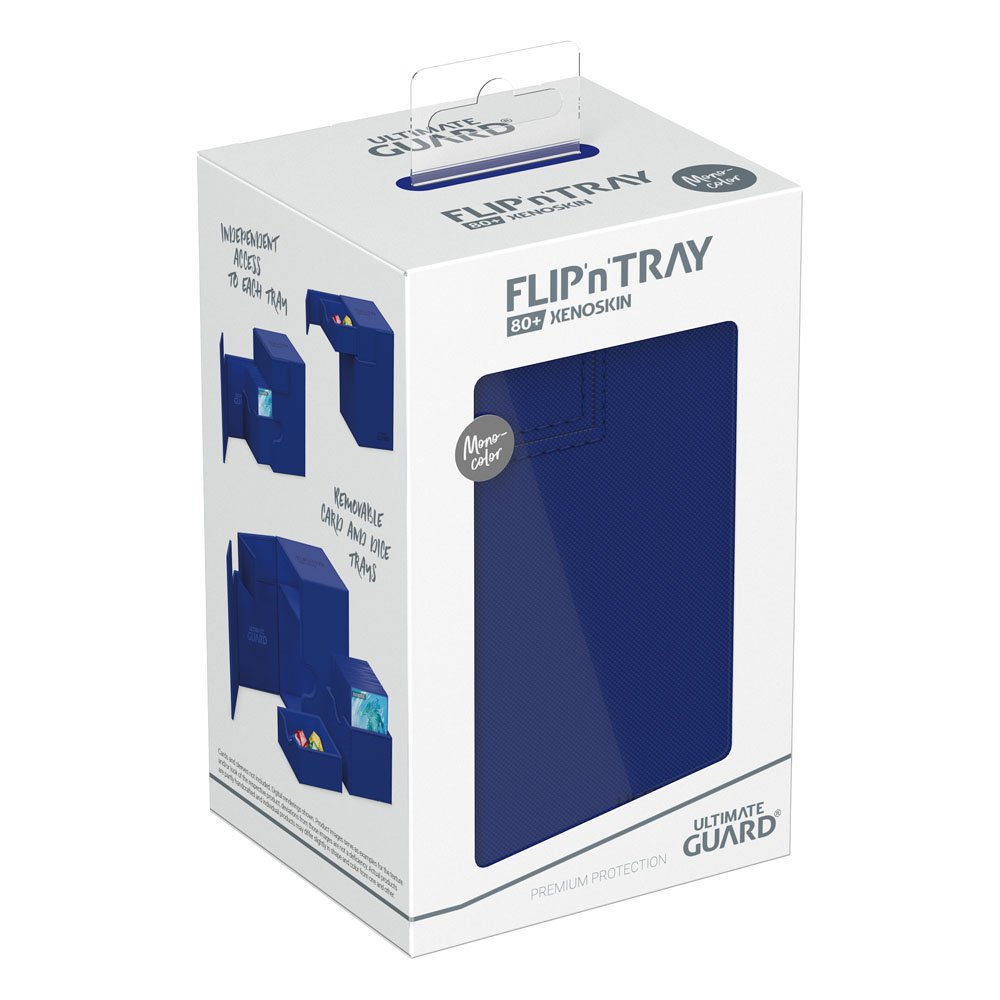 Ultimate Guard Flip'n'Tray 80+  Xenoskin - Blue - MangaShop.ro