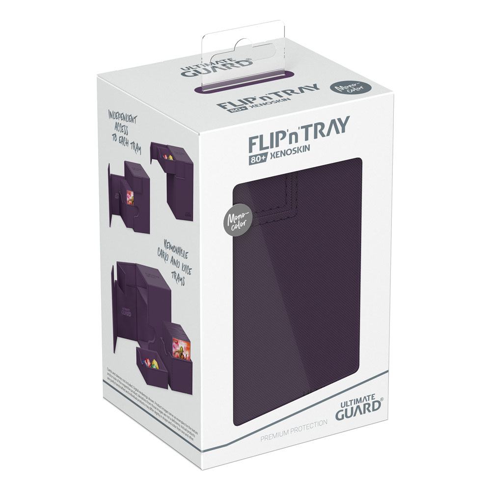 Ultimate Guard Flip'n'Tray 80+  Xenoskin - Purple - MangaShop.ro