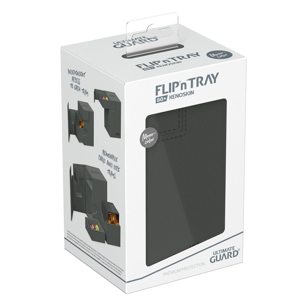 Ultimate Guard Flip'n'Tray 80+  Xenoskin - Grey - MangaShop.ro