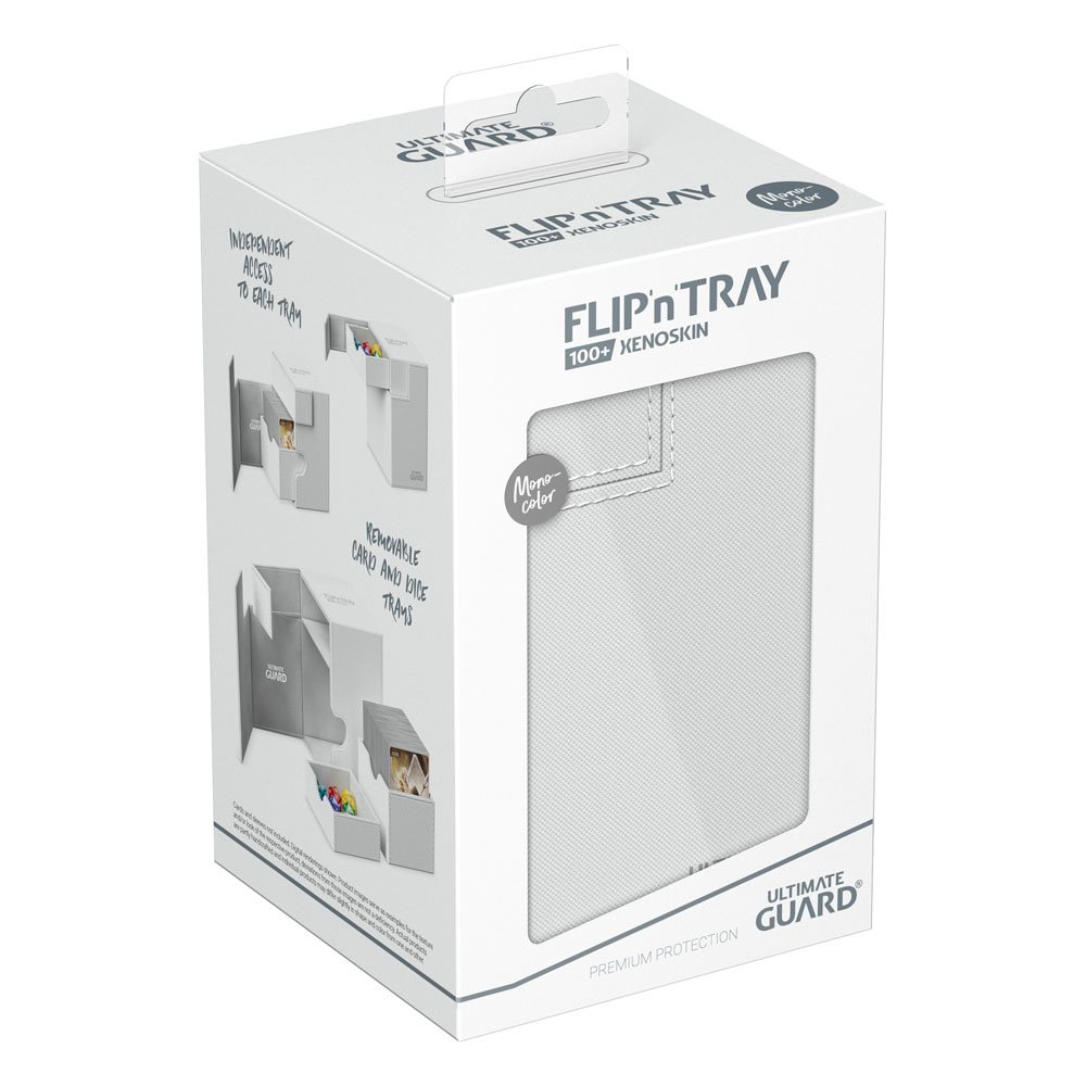 Ultimate Guard Flip'n'Tray 100+ Xenoskin - White - MangaShop.ro