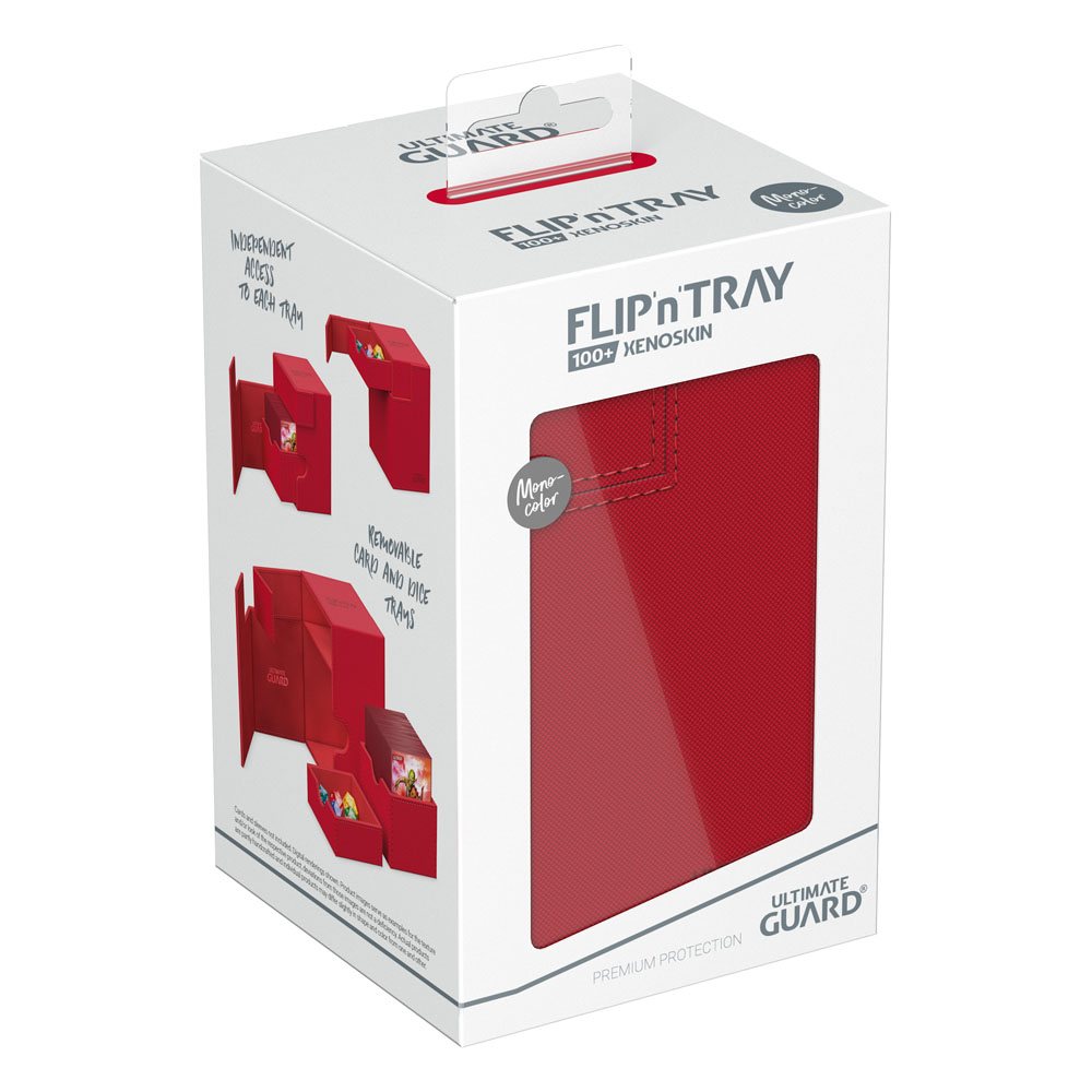 Ultimate Guard Flip'n'Tray 100+ Xenoskin - Red - MangaShop.ro