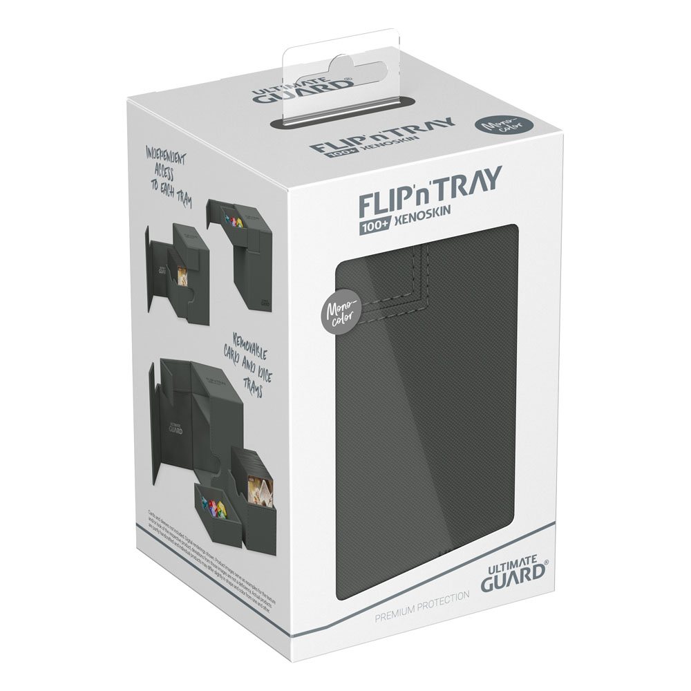 Ultimate Guard Flip'n'Tray 100+ Xenoskin - Grey - MangaShop.ro