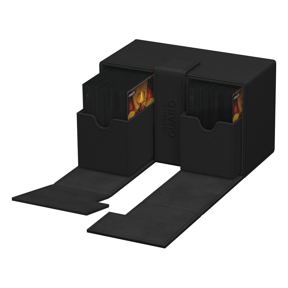 Ultimate Guard Twin Flip'n'Tray 160+ Xenoskin - Black - MangaShop.ro