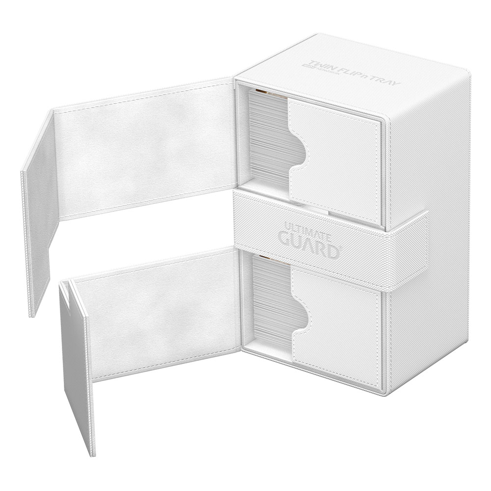 Ultimate Guard Twin Flip'n'Tray 160+ Xenoskin - White - MangaShop.ro