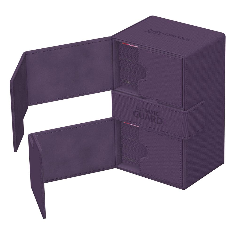 Ultimate Guard Twin Flip'n'Tray 160+ Xenoskin - Purple - MangaShop.ro