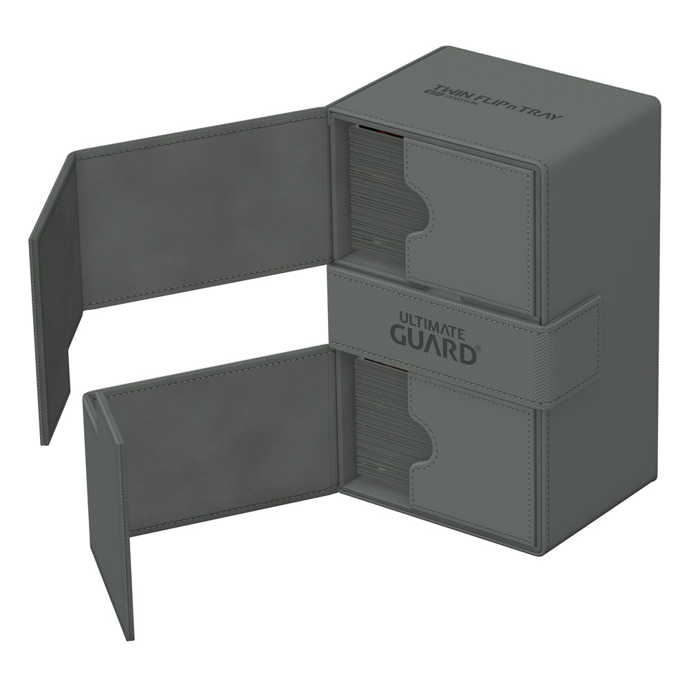 Ultimate Guard Twin Flip'n'Tray 160+ Xenoskin - Grey - MangaShop.ro