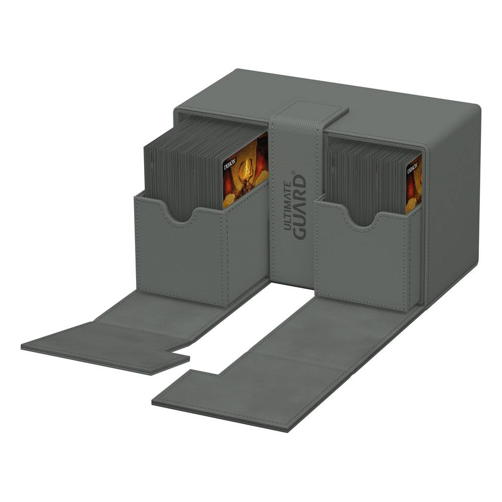 Ultimate Guard Twin Flip'n'Tray 160+ Xenoskin - Grey - MangaShop.ro