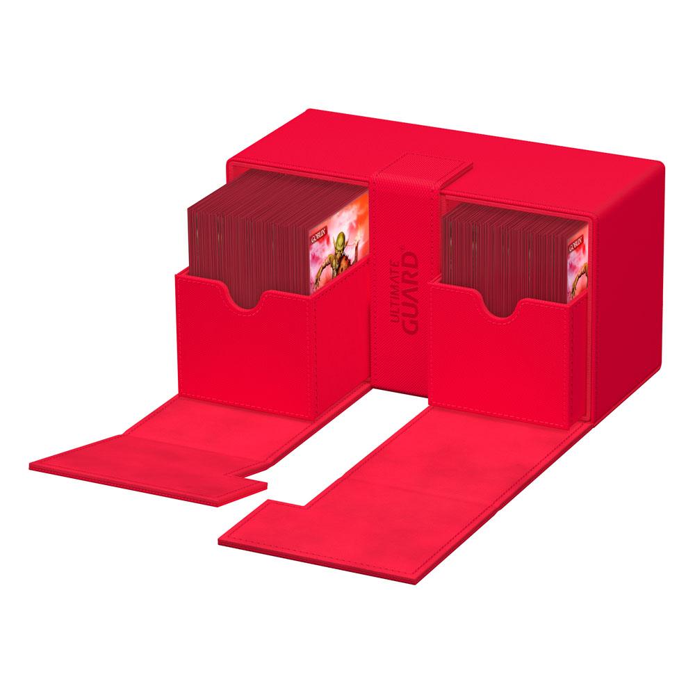 Ultimate Guard Twin Flip'n'Tray 200+ Xenoskin - Red - MangaShop.ro