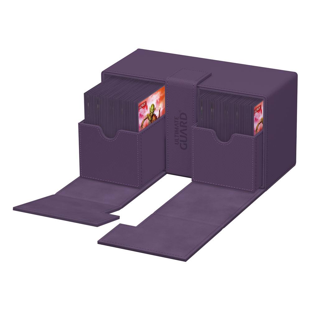 Ultimate Guard Twin Flip'n'Tray 200+ Xenoskin - Purple - MangaShop.ro