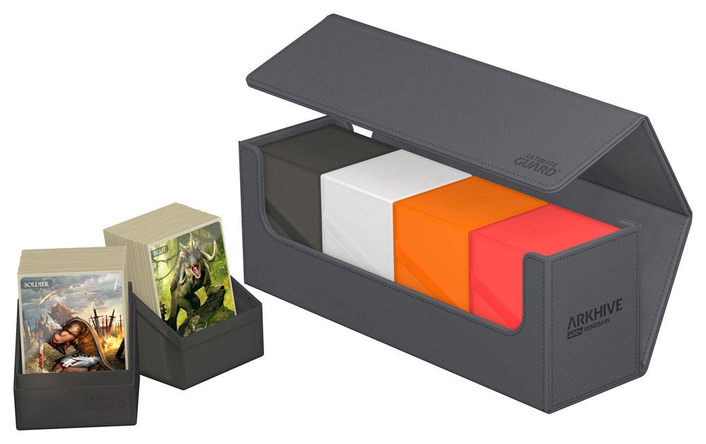 Ultimate Guard Arkhive 400+ XenoSkin Monocolor Grey - MangaShop.ro