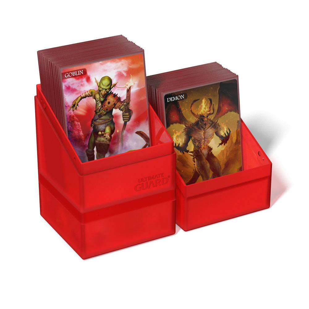 Ultimate Guard Boulder'n'Tray 100+ - Ruby - MangaShop.ro