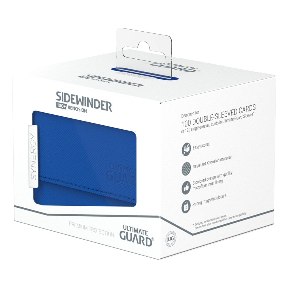 Ultimate Guard Sidewinder 100+ Xenoskin Synergy - White/Blue - MangaShop.ro