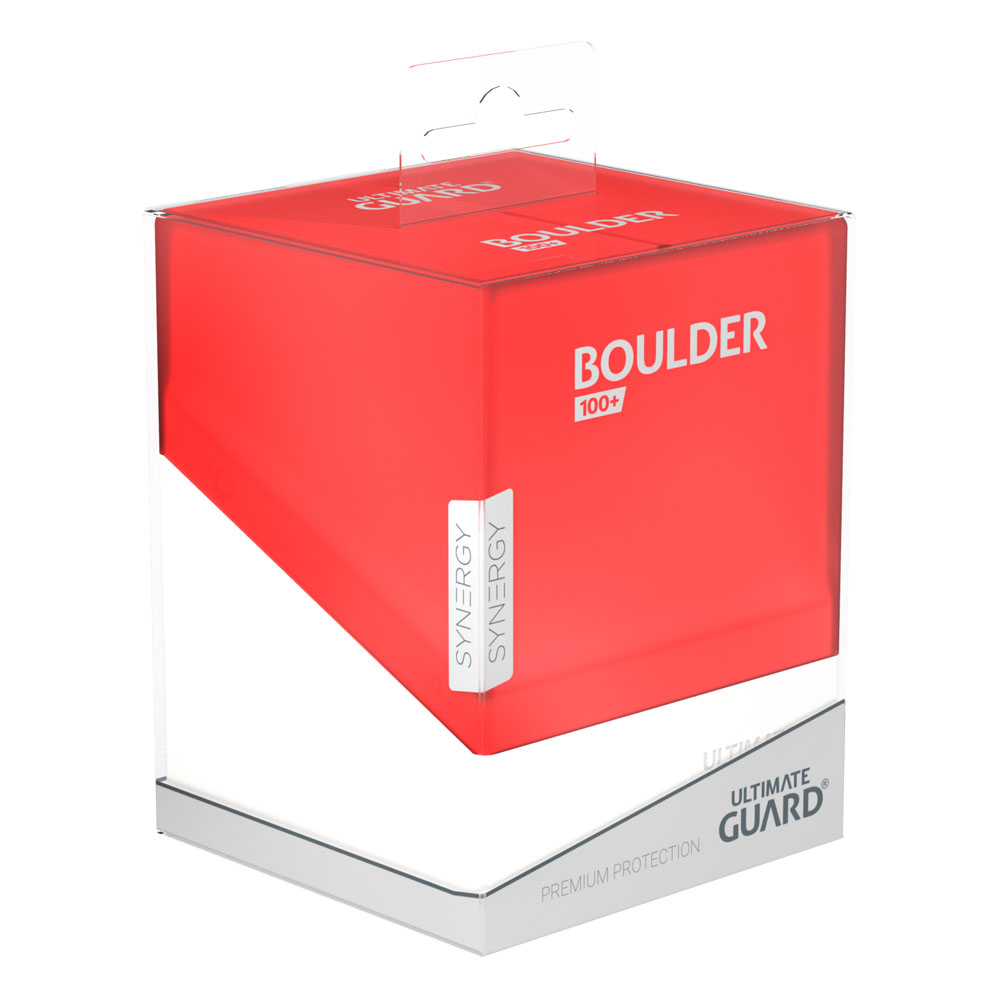 Ultimate Guard Boulder 100+ Synergy - Red/White - MangaShop.ro