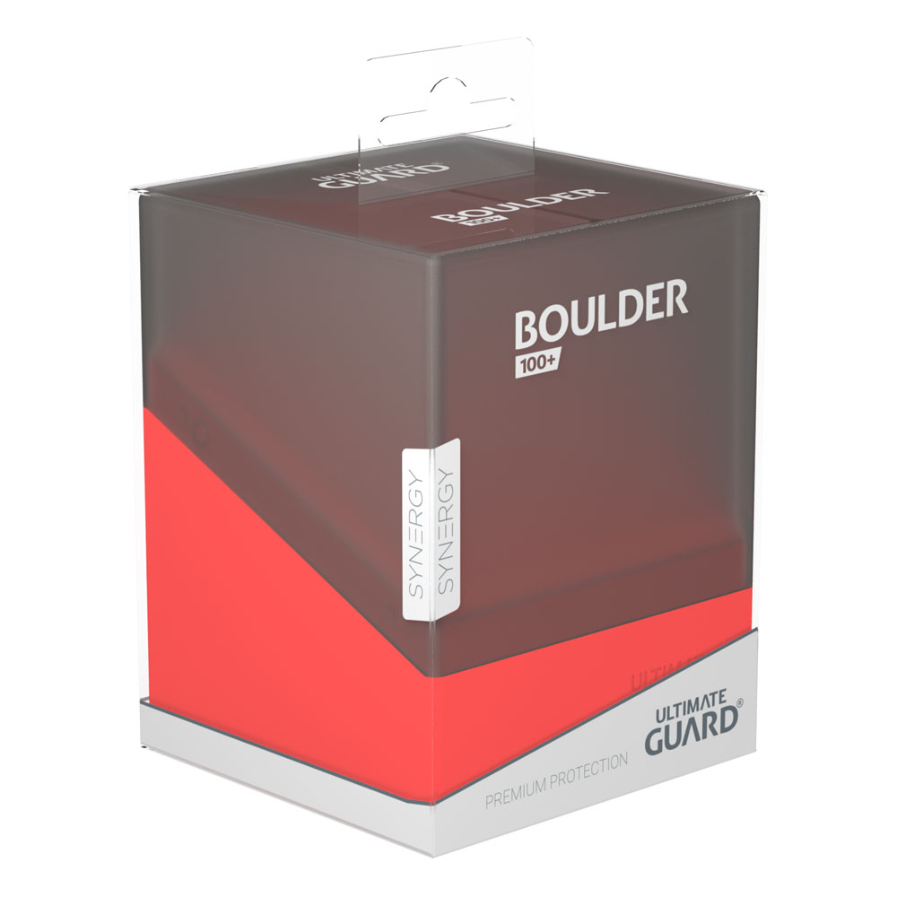 Ultimate Guard Boulder 100+ Synergy - Black/Red - MangaShop.ro