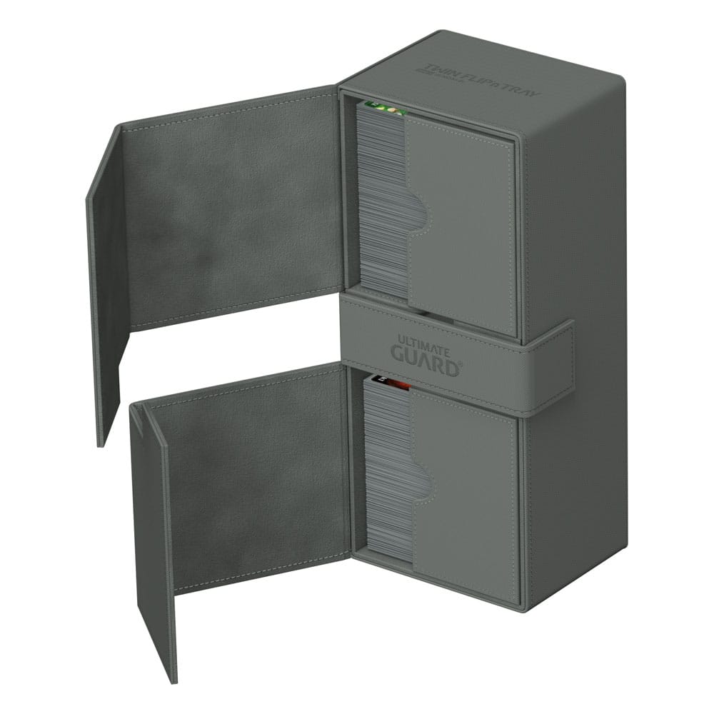 Ultimate Guard Twin Flip`n`Tray 266+ Xenoskin Grey - MangaShop.ro
