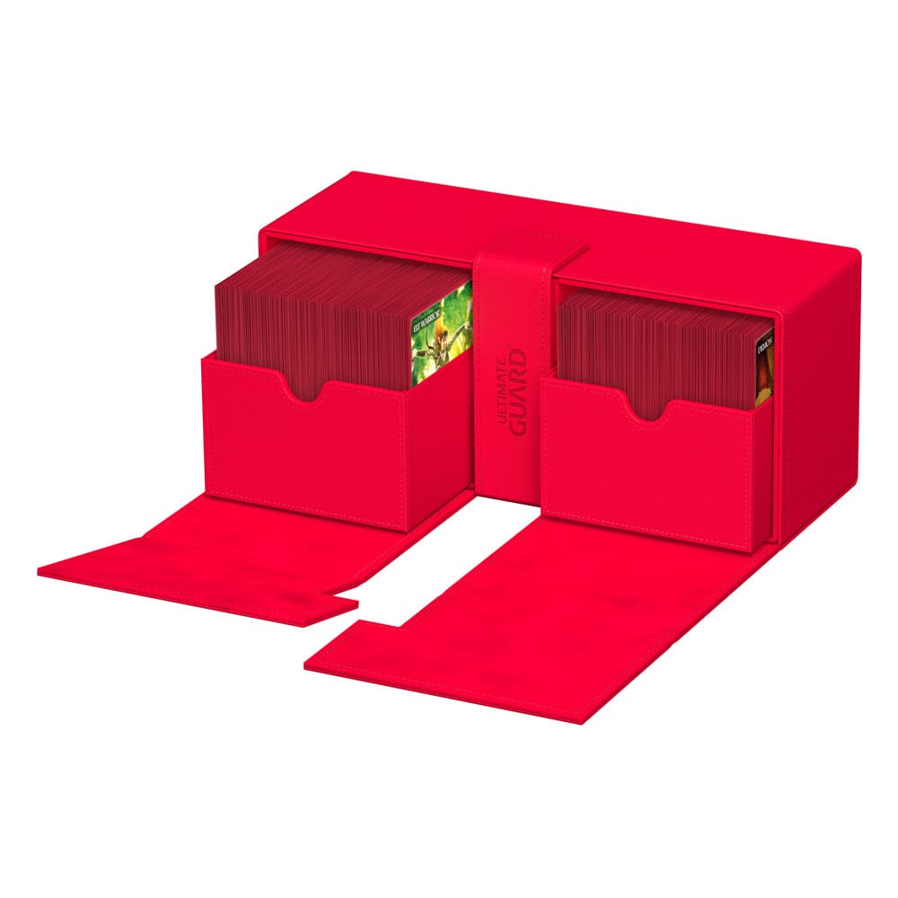 Ultimate Guard Twin Flip'n'Tray 266+ Xenoskin - Red - MangaShop.ro