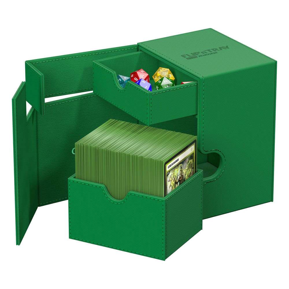 Ultimate Guard Flip'n'Tray 133+ Xenoskin - Green - MangaShop.ro