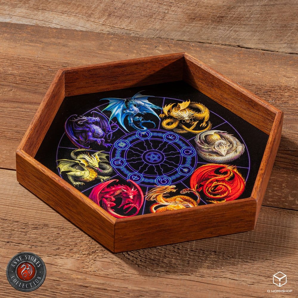 Anne Stokes Dice Tray Dragons of the Sabbats 20 cm - MangaShop.ro